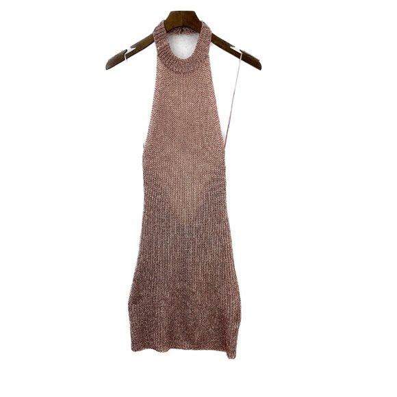 The Way I'm Missing You Pink Knit Mini Dress Size XL - Picture 1 of 2